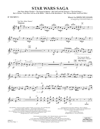 Stephen Bulla Star Wars Saga Bb Trumpet 1 Sheet Music Notes Chords Score Download Printable Pdf Sheet Music Notes Trumpet Sheet Music Sheet Music