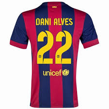 He plays as an attacking right defender for fc barcelona and the brazilian national team. Daniel Alves 22 Barcelona 15 16 Home Soccer Jersey Soccer Jersey Barcelona Jerseys Jersey Shirt