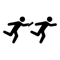 Relay race synonyms, relay race pronunciation, relay race translation, english dictionary definition of relay race. Relay Race Icons Download Free Vector Icons Noun Project