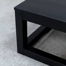 Aurelius oak tripod coffee table (low stock). Black Oak Coffee Table Juno Hire