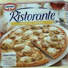 Pilze gehören einfach auf eine gute pizza. Ristorante Pizza Ai Funghi Cameo 365g