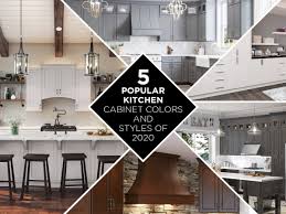 It is a color that is said to give a cool and relaxed vibe, and it makes the room appears larger somehow. 5 Popular Kitchen Cabinet Colors And Styles In 2020 Cabinetcorp