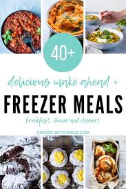 Why not combine two favorite green veggies in a single side dish? Delicious Freezer Meals And Make Ahead Recipes Ginger With Spice