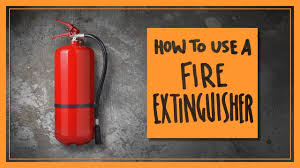 A fire extinguisher, flame extinguisher, or simply an extinguisher, is an active fire protection device used to extinguish or control small fires, often in emergency situations. How To Use A Fire Extinguisher Youtube