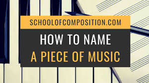 The free audiospeedchanger.com online tool changes the playback speed (tempo) and the key (pitch) of music independently. How To Name A Piece Of Music 12 Tips School Of Composition