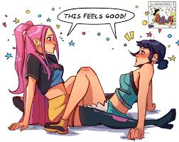 kpop demon hunters, mira (kpop demon hunters), zoey (kpop demon hunters),  wisolog, ! - Rule 34 World