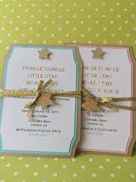 Handmade Twinkle Little Star Baby Shower Invitation Star Baby Shower Invitations Unique Baby Shower Invites Baby Shower Invitations For Boys