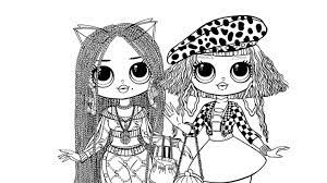 New lol omg are the older sisters of lol surprise dolls. Lol Omg Swag Coloring Pages Novocom Top