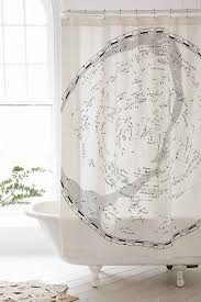 Magical Thinking Constellation Map Shower Curtain Urban Outfitters Curtains Trendy Shower Curtain Shower Curtain Decor