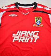 On their centenary year morecambe fc have opted to go back to their traditional kit of red top, white shorts and black socks. 2007 08 Morecambe Fc Shirt Xl Football Soccer Other Uk Clubs Lower Leagues Other Classic Shirts Com