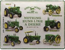 Amazon Com Nostalgic Art John Deere Model Chart Kitchen