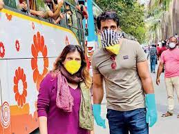 Actor has been known for helping disadvantaged people during the pandemic Sonu Sood How Actor Sonu Sood Emerged As An Unlikely Real Life Hero For Thousands Of Migrants In India S Lockdown The Economic Times