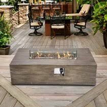 Gas fire pit rectangular 107x80x46cm. Fire Pit Tables You Ll Love Wayfair Co Uk