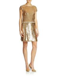 Brands Dresses Sequined Gold Shift Lord And Taylor Sequin Cocktail Dress Cap Sleeve Shift Dress Clothes Design