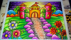 Izarnazar cara mewarnai gambar bunga mawar dengan crayon 07 02 2020 hii luvv hehe untuk sekarang videonya tentang mewarnai dulu yaa buat mewarnai gradasi dengan crayon oilpastel pemandangan sumber www.youtube.com. Cara Menggambar Masjid Yang Mudah Nusagates