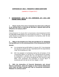 20th september 2011 from india, bhubaneswar. Fillable Online Enforcement Date Of The Companies Act 2016 And Fax Email Print Pdffiller