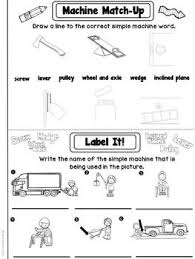 Simple Machines Booklet And Note Taker Simple Machines Simple Machines Unit Booklet