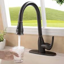 oil rubbed bronze kitchen faucet