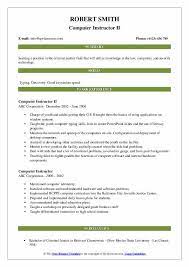 Engaging, understanding, and knowledgeable technical trainer with over 10 years of experience educating seasoned employees and new hires in the field of information systems and technology. Computer Instructor Resume Samples Qwikresume