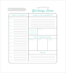 /* include the padding and border in an element's total width and height. 19 Free Daily To Do List Templates Ms Office Documents