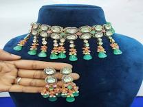 Kundan pastel colour choker product image