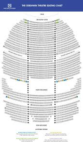 Gershwin Theater Seating Chart View New Hirschfeld Theater