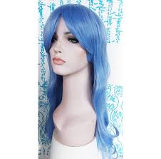Long Wavy Curly Light Blue Wig High Quality Wig Ready To Etsy