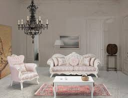 Give your family room a complete makeover with a leather living room set. Casa Padrino Luxury Baroque Living Room Set Pink White Gold 2 Sofas 2 Armchairs 1 Coffee Table Living Room Furniture In Baroque Style Noble Ornate