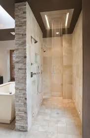 Walk Through Shower Open Concept Easy Clean By Lansa Dream House Dream Bathrooms Home