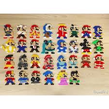 Super Mario Mashup Perler Beads By Hannah Perler Bead Mario Perler Bead Art Mario Crafts
