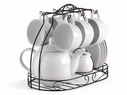 16pc Teaset On Stand Mr Price Home How Cute Even Though I M Not The Kind Tea Set Decor Shopping Online Cool Kitchen Gadgets
