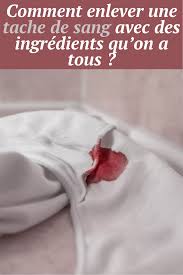 Comment Enlever Une Tache De Sang Avec Des Ingredients Qu On A Tous Enlever Tache De Sang Tache De Sang Tache