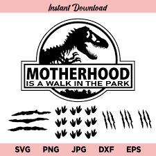 Download Motherhood Is A Walk In The Park Svg Walk In The Park Svg Motherhood Dinosaur Momlife Jurassic Park Svg Png Dxf Cricut Cut File Buy Svg Designs