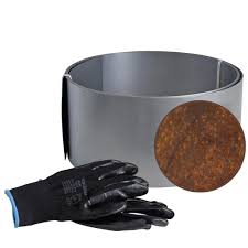 Rasenkantenband rasenkante metall 20 cm hoch edelstahl rostfrei meterware. Edel Rost Rasenkante Mahkante 15 Cm X 10 M Kaufland De