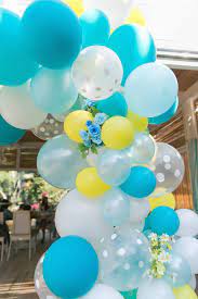 Yellow Blue Baby Shower Baby Shower Yellow Decoracion Baby Shower Trendy Baby Shower Ideas