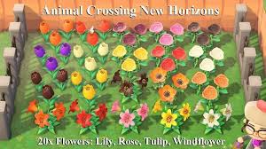 20x Roses Tulips Lily Hybrid Flowers Bundle Animal Crossing New Horizons Acnh In 2020 Animal Crossing Flowers Flower Pictures