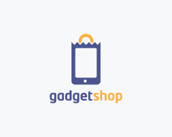 Gadget Shop By Nikola Word Mark Logo Branding Design Logo Mobile Logo