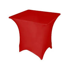 Spandex Contour Squares 30 X 30 Table Covers Under The Table Table Cloth