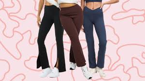 Petite tek gear® essential hooded jacket. 21 Best Flared Leggings To Wear In 2021 Lululemon Zella Alo Glamour