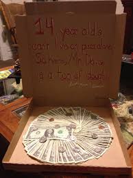 18th Birthday Present Ideas For Boys Zack S 14th Birthday Pizza Present Birthday Presents For Teens 14th Birthday Birthday Gifts For Boys