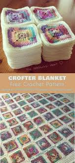 Simple crochet and knit patterns. Crofter Solid Blanket Free Crochet Pattern Crochet Square Patterns Crochet Patterns Free Blanket Granny Square Crochet Pattern