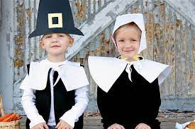Pretend Pilgrim Costumes So Fun Pilgrim Costume Thanksgiving Preschool Easy Thanksgiving Crafts