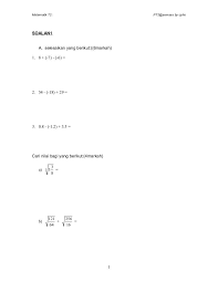 Pt3 Soalan Akhir Tahun Matematik Tingkatan 2