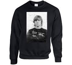 Kurt Cobain Mug Shot Vintage Distressed Photo Music Fan Crewneck Sweatshirt T Shirt Sweatshirts Crew Neck Sweatshirt Mug Shots