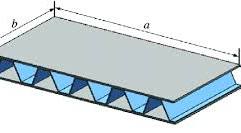 The configuration of corrugated sandwich panel. | Download ...