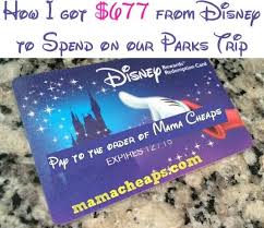 Earn 2% in disney rewards dollars on select card purchases and 1% on all other card purchases. Disney Visa Gave Me A 677 Gift Card Here S How Mama Cheaps