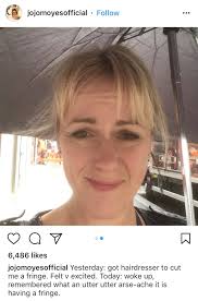 Loving the new haircut...until it's not so new anymore!  https://www.instagram.com/p/BkAAZfLnV1J/?taken-by=jojomoyesofficial