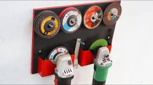 Make A Angle Grinder Holder Diy Grinder Storage Rack Youtube Diy Holder Garage Tools Garage Storage