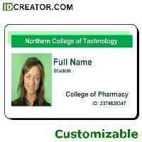 Isic global app and virtual id. School Id Cards No Minimum Quantities Orders Order Id Badges On Idcreator 855 Make Ids School Id I D Card School