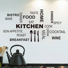 Multipurpose Kitchen Restaurant Wall Sticker Quotes Walling Shop Kitchen Wall Quotes Kitchen Wall Decals Kitchen Letters